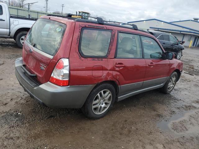 JF1SG67636H703304 - 2006 SUBARU FORESTER 2.5X LL BEAN RED photo 3