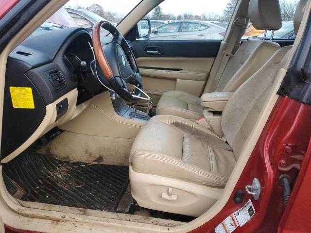 JF1SG67636H703304 - 2006 SUBARU FORESTER 2.5X LL BEAN RED photo 7