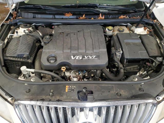 1G4GC5E36CF121604 - 2012 BUICK LACROSSE WHITE photo 11