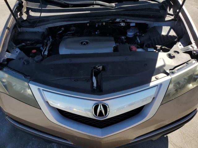 2HNYD2H38CH524332 - 2012 ACURA MDX TECHNOLOGY GOLD photo 12