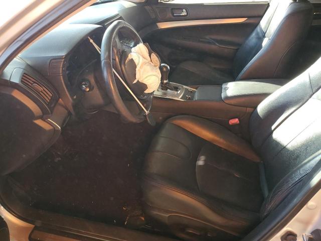 JN1DV6AP3BM602309 - 2011 INFINITI G25 BASE SILVER photo 7