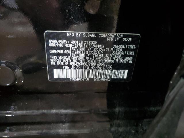 JF2SLDDC9SH564165 - 2025 SUBARU FORESTER PREMIUM Սև լուսանկար 14
