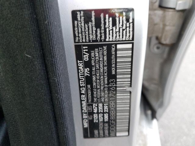 WDDGF8BBXBR172633 - 2011 MERCEDES-BENZ C 300 4MATIC SILVER photo 12