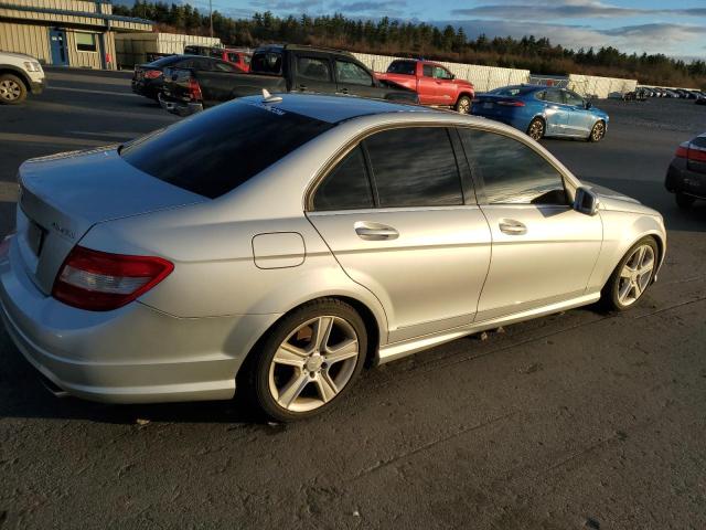 WDDGF8BBXBR172633 - 2011 MERCEDES-BENZ C 300 4MATIC SILVER photo 3