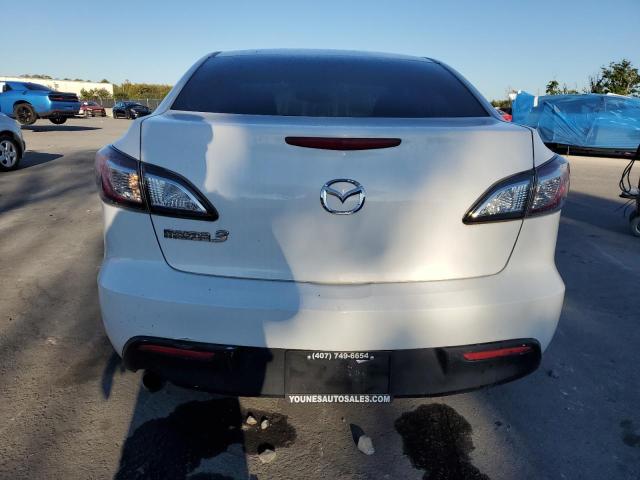 JM1BL1SF9A1147131 - 2010 MAZDA 3 I WHITE photo 6