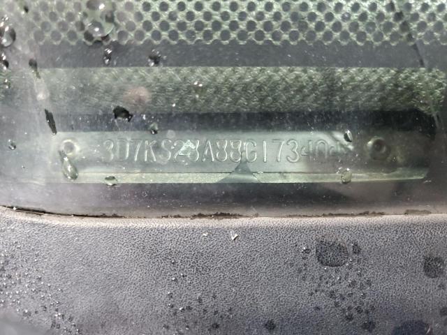 3D7KS28A88G173404 - 2008 DODGE RAM 2500 ST BEIGE photo 12