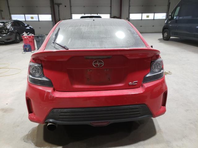 JTKJF5C71GJ021350 - 2016 TOYOTA SCION TC RED photo 6