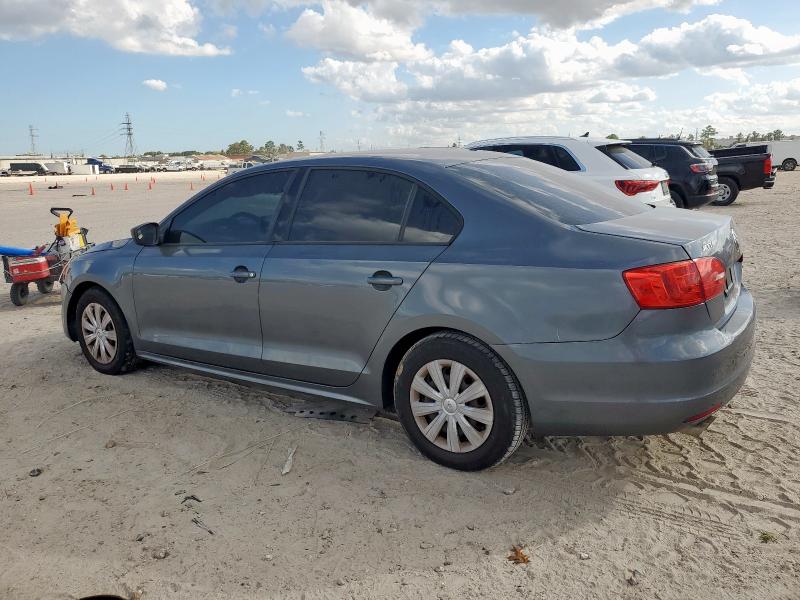 3VW2K7AJ7EM229179 - 2014 VOLKSWAGEN JETTA BASE Մոխրագույն լուսանկար 2