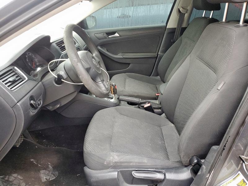 3VW2K7AJ7EM229179 - 2014 VOLKSWAGEN JETTA BASE Մոխրագույն լուսանկար 7