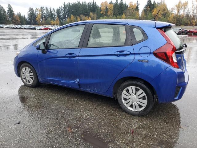 JHMGK5H51GX008145 - 2016 HONDA FIT LX BLUE photo 2
