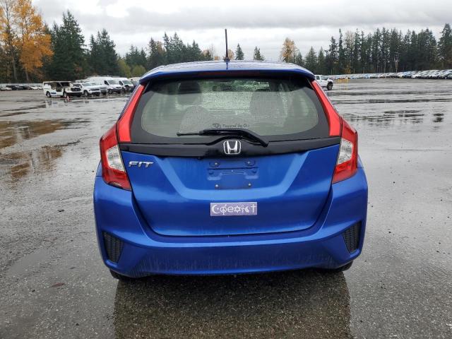 JHMGK5H51GX008145 - 2016 HONDA FIT LX BLUE photo 6
