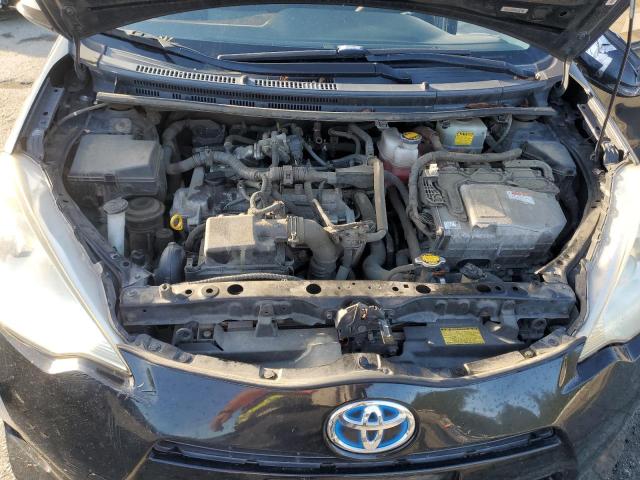 JTDKDTB39D1553042 - 2013 TOYOTA PRIUS C BLACK photo 12