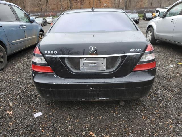WDDNG86X39A241309 - 2009 MERCEDES-BENZ S 550 4MATIC BLACK photo 6