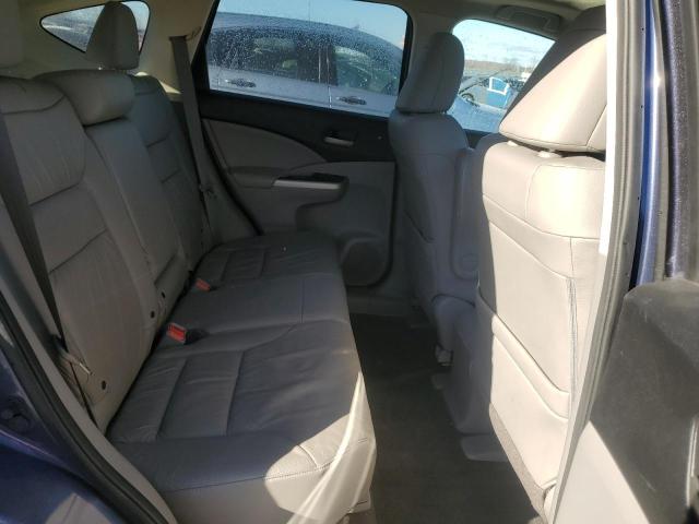 2HKRM4H72DH686877 - 2013 HONDA CR-V EXL BLUE photo 11