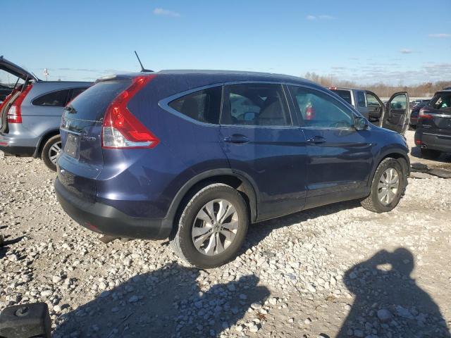 2HKRM4H72DH686877 - 2013 HONDA CR-V EXL BLUE photo 3