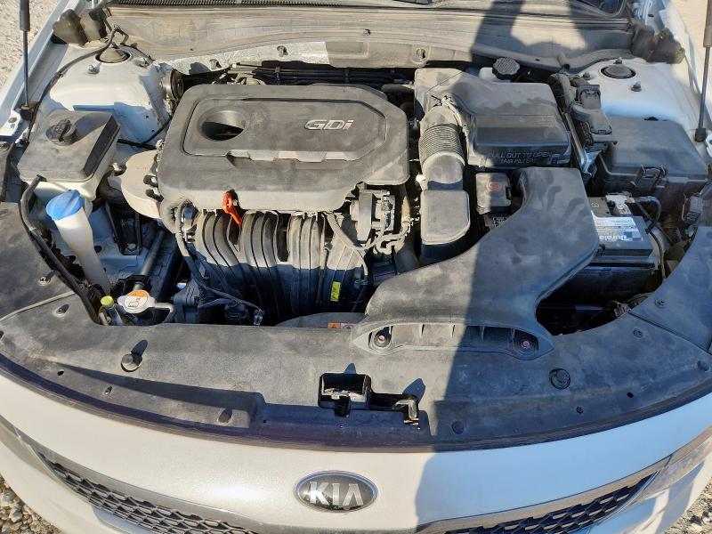 5XXGU4L32GG099154 - 2016 KIA OPTIMA EX WHITE photo 11