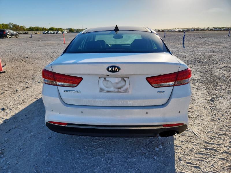 5XXGU4L32GG099154 - 2016 KIA OPTIMA EX WHITE photo 6