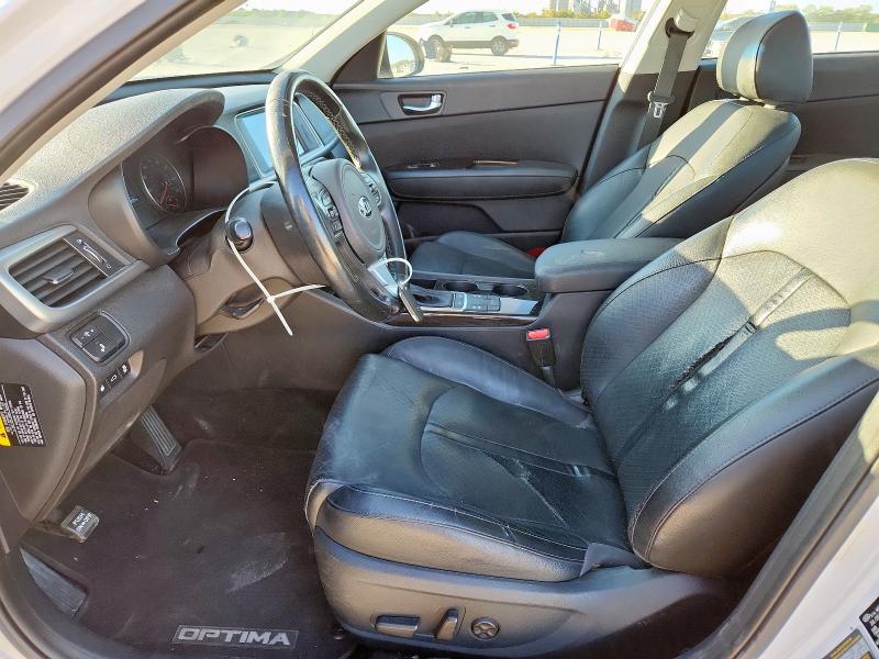 5XXGU4L32GG099154 - 2016 KIA OPTIMA EX WHITE photo 7