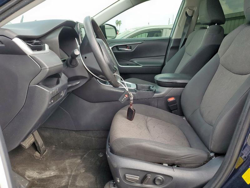 2T3W1RFV3KC012657 - 2019 TOYOTA RAV4 XLE Синій фото 7