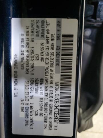 JM3KFBDL0H0160910 - 2017 MAZDA CX-5 GRAND TOURING BLUE photo 13