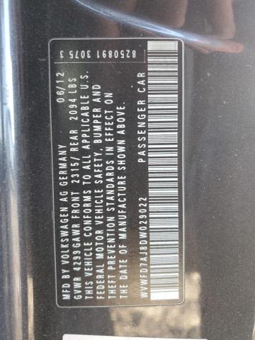 WVWFD7AJ8DW029022 - 2013 VOLKSWAGEN GTI ნაცრისფერი ფოტო 13