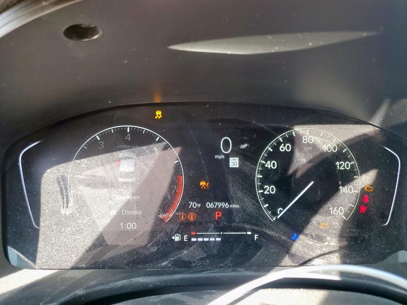 2HGFE1F7XRH309135 - 2024 HONDA CIVIC EX WHITE photo 9