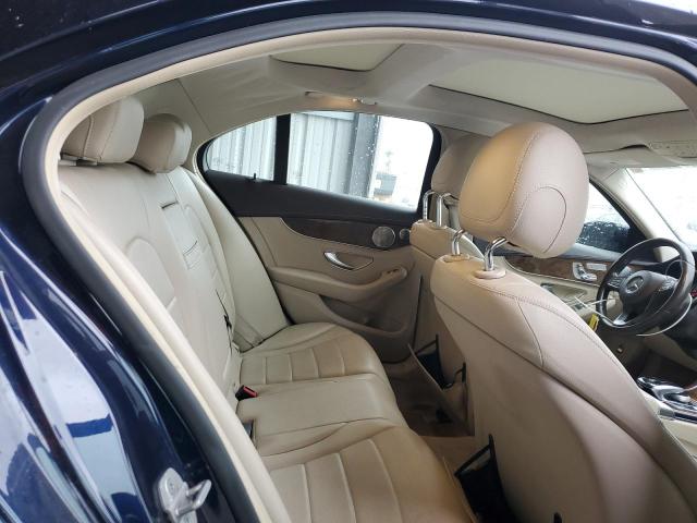 55SWF4KB8FU027664 - 2015 MERCEDES-BENZ C 300 4MATIC BLUE photo 10