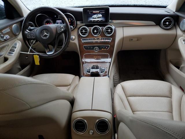 55SWF4KB8FU027664 - 2015 MERCEDES-BENZ C 300 4MATIC BLUE photo 8