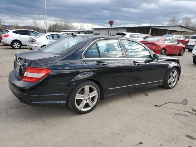 WDDGF8BB4BR137957 - 2011 MERCEDES-BENZ C 300 4MATIC BLACK photo 3