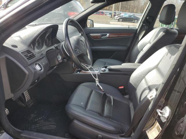 WDDGF8BB4BR137957 - 2011 MERCEDES-BENZ C 300 4MATIC BLACK photo 7