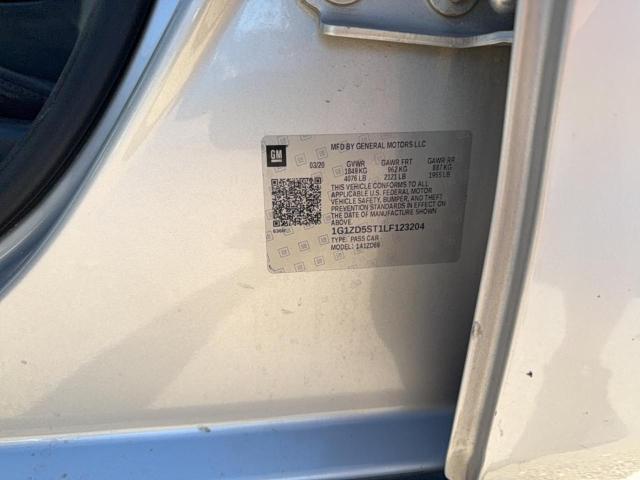 1G1ZD5ST1LF123204 - 2020 CHEVROLET MALIBU LT GRAY photo 10