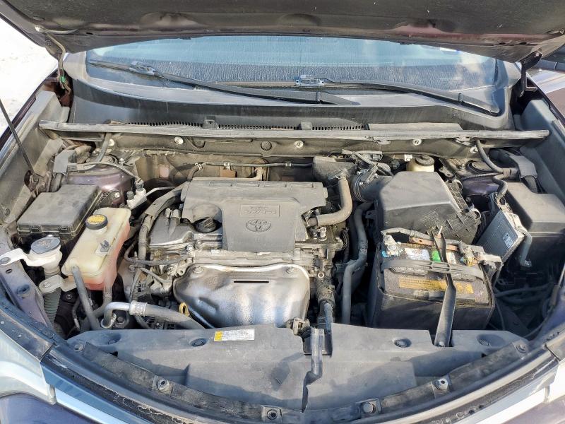 2T3ZFREV4GW280039 - 2016 TOYOTA RAV4 LE PURPLE photo 11