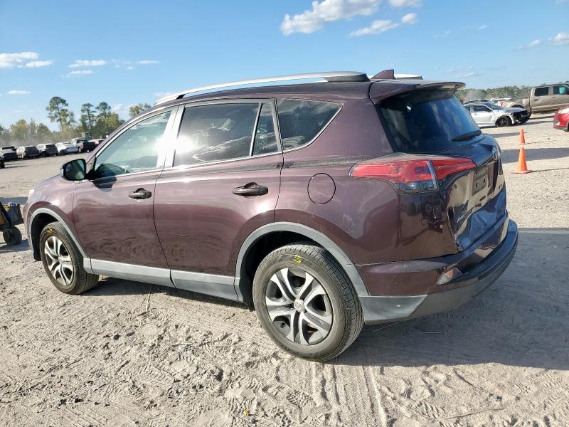 2T3ZFREV4GW280039 - 2016 TOYOTA RAV4 LE PURPLE photo 2