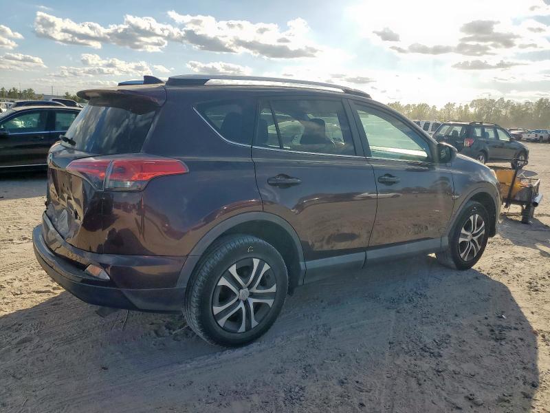 2T3ZFREV4GW280039 - 2016 TOYOTA RAV4 LE PURPLE photo 3
