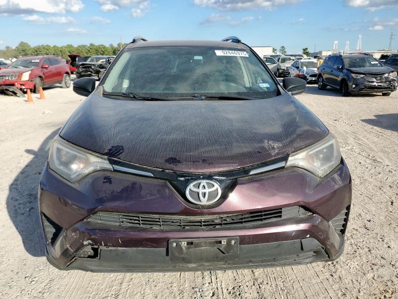 2T3ZFREV4GW280039 - 2016 TOYOTA RAV4 LE PURPLE photo 5