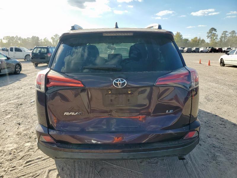 2T3ZFREV4GW280039 - 2016 TOYOTA RAV4 LE PURPLE photo 6