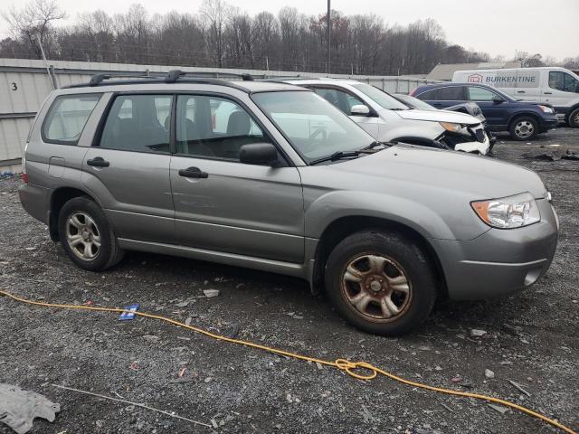 JF1SG63687H704665 - 2007 SUBARU FORESTER 2.5X GRAY photo 4