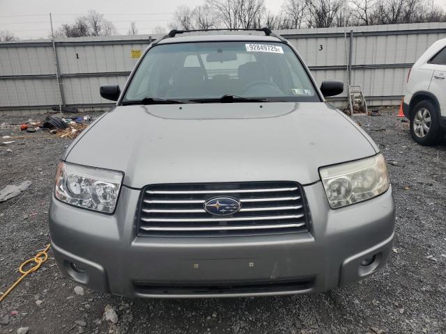 JF1SG63687H704665 - 2007 SUBARU FORESTER 2.5X GRAY photo 5