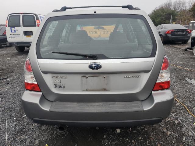JF1SG63687H704665 - 2007 SUBARU FORESTER 2.5X GRAY photo 6