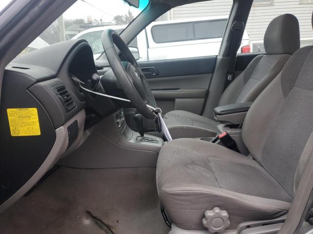 JF1SG63687H704665 - 2007 SUBARU FORESTER 2.5X GRAY photo 7