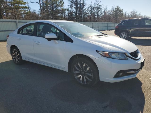 19XFB2F99FE205001 - 2015 HONDA CIVIC EXL WHITE photo 4