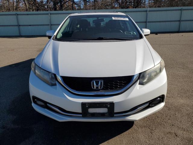 19XFB2F99FE205001 - 2015 HONDA CIVIC EXL WHITE photo 5