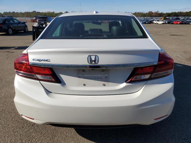 19XFB2F99FE205001 - 2015 HONDA CIVIC EXL WHITE photo 6