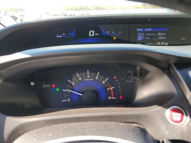 19XFB2F99FE205001 - 2015 HONDA CIVIC EXL WHITE photo 9