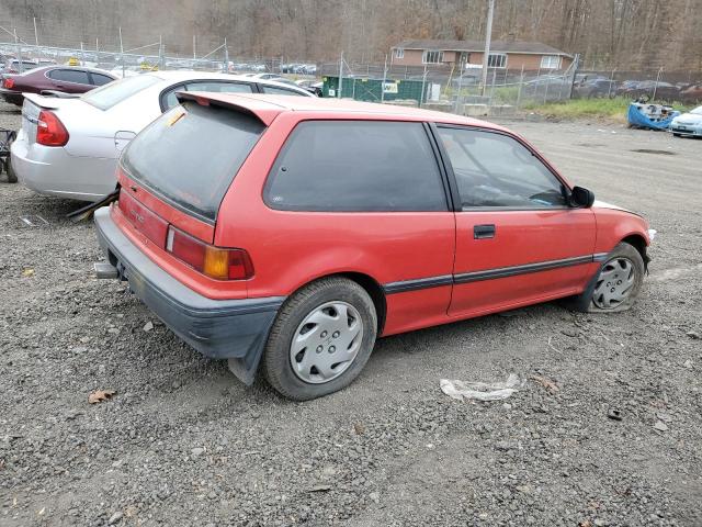 2HGED6347KH503701 - 1989 HONDA CIVIC RED photo 3