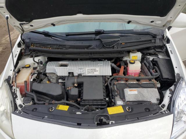 JTDKN3DU3C5529507 - 2012 TOYOTA PRIUS თეთრი ფოტო 11