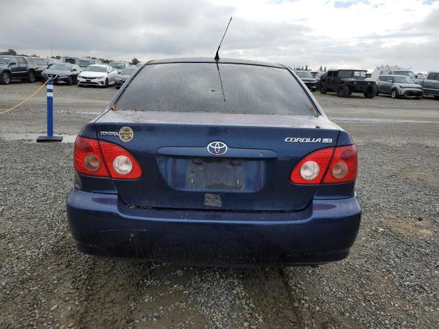 1NXBR32E85Z515607 - 2005 TOYOTA COROLLA CE BLUE photo 6