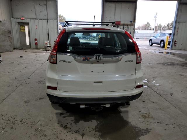 5J6RM4H36GL125329 - 2016 HONDA CR-V LX WHITE photo 6