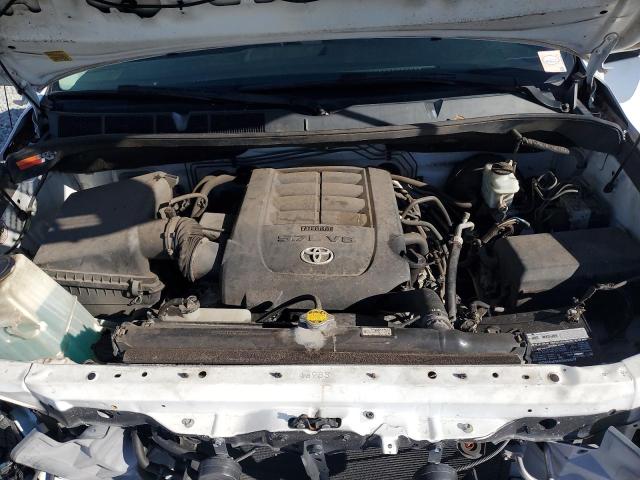 5TFRY5F16DX133582 - 2013 TOYOTA TUNDRA DOUBLE CAB SR5 WHITE photo 11