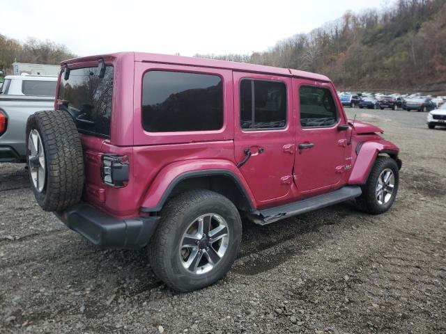 1C4HJXEG6MW861359 - 2021 JEEP WRANGLER U SAHARA PINK photo 3